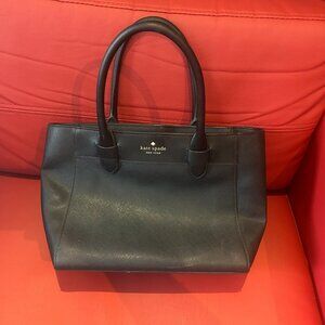 Kate Spade Cameron Street Small Hayden Black Saffiano Leather Tote